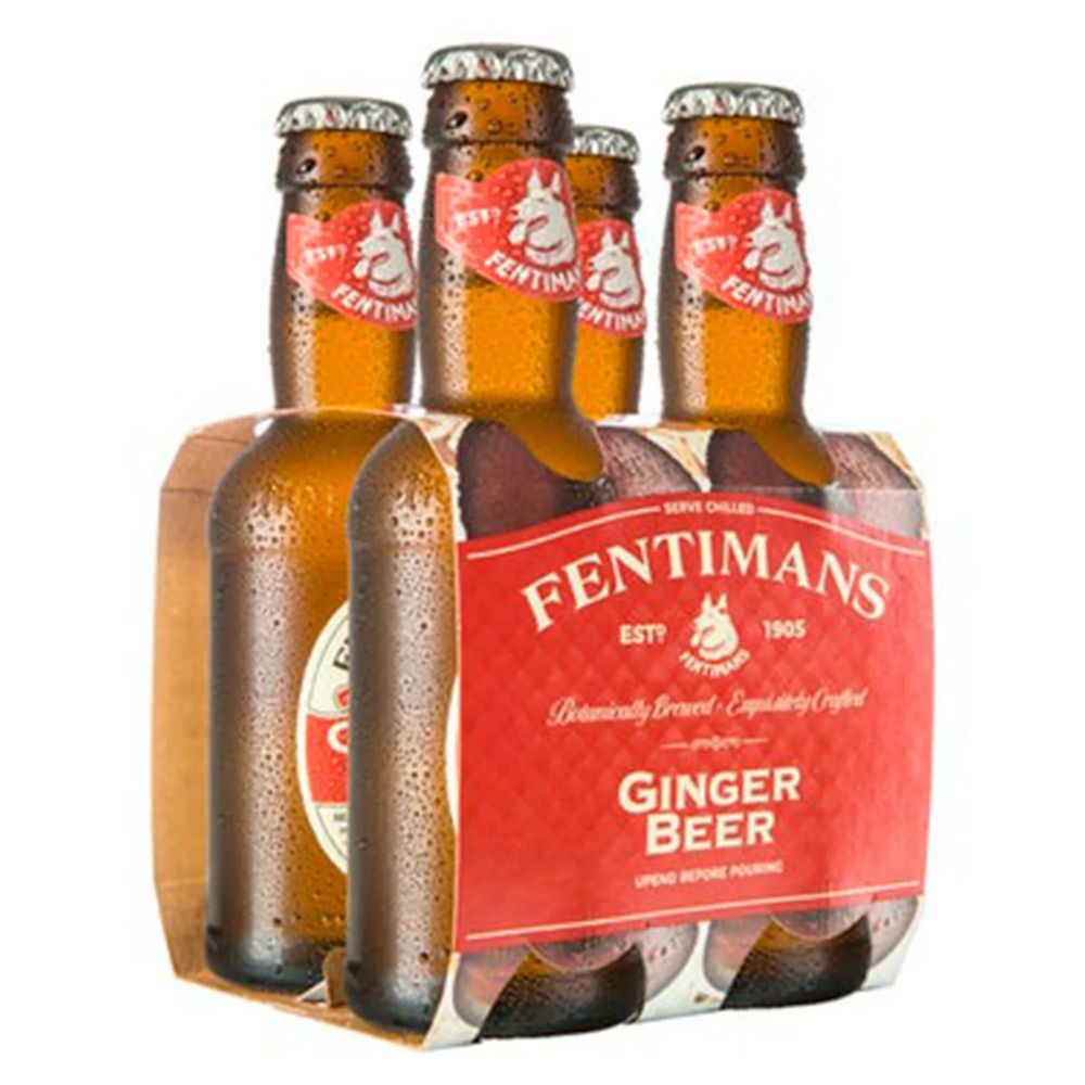 4x Fentimans Ginger Beer 200cc