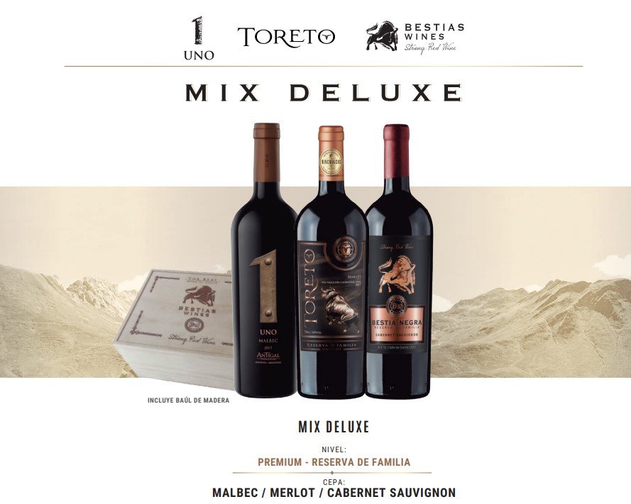 Mix Deluxe Bestias Wines Caja Madera