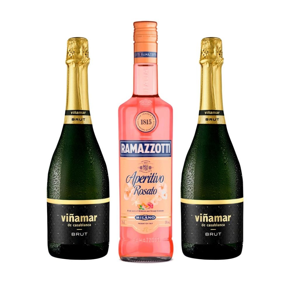 2 espumantes Viñamar + 1 Ramazzotti