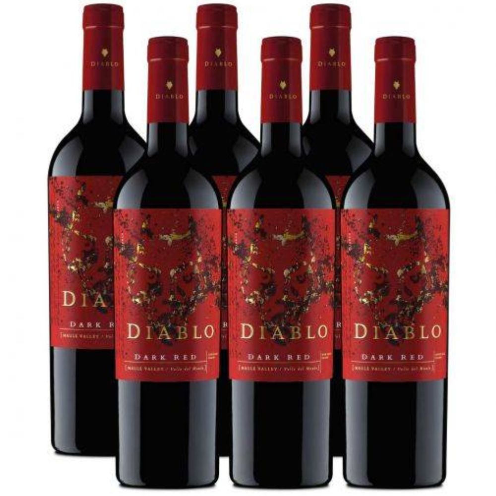 Vino Diablo Dark Red 750cc 6 Unidades