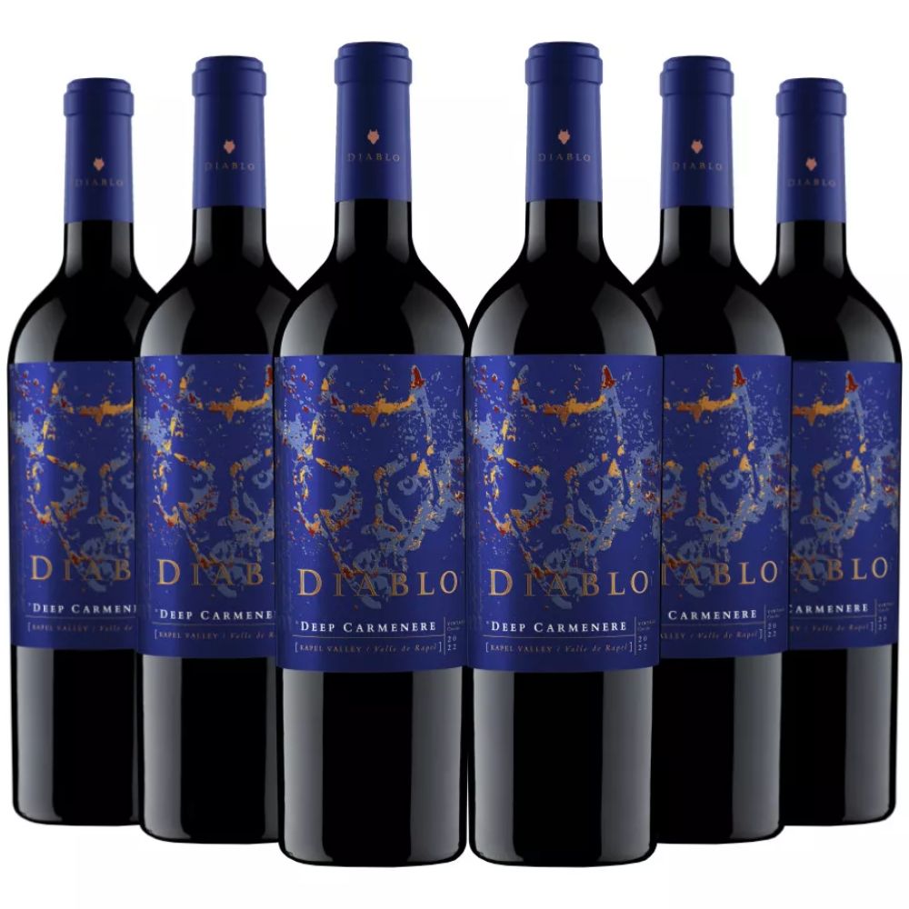 6 Vinos Diablo Deep Carmenere (750ml 13.5%)