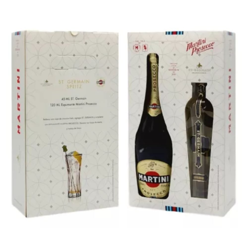 Pack St Germain 200ml + Espumante Martini Proseco 750ml