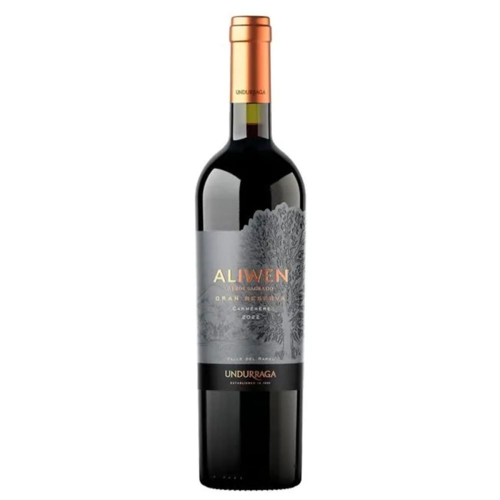 VINO UNDURRAGA ALIWEN GRAN RESERVA CARMENERE 750CC