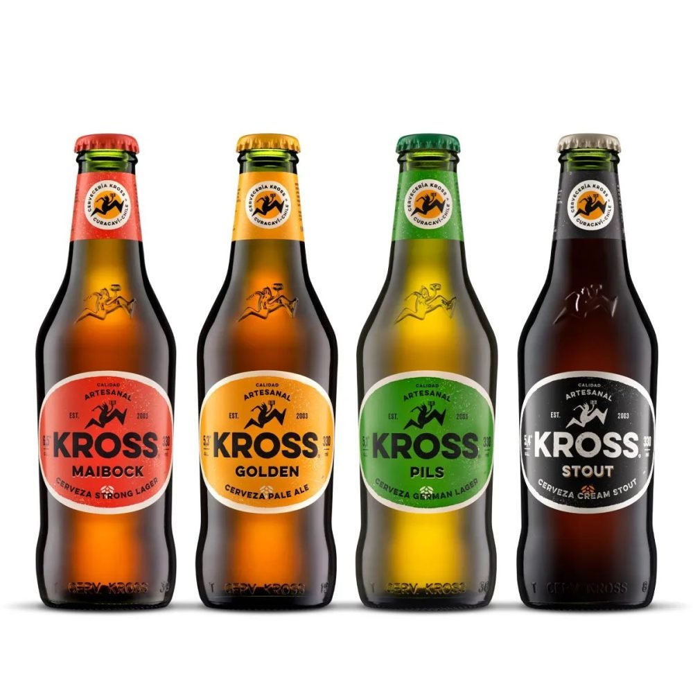 Cerveza Kross 4 variedades / 12 unidades / 330cc