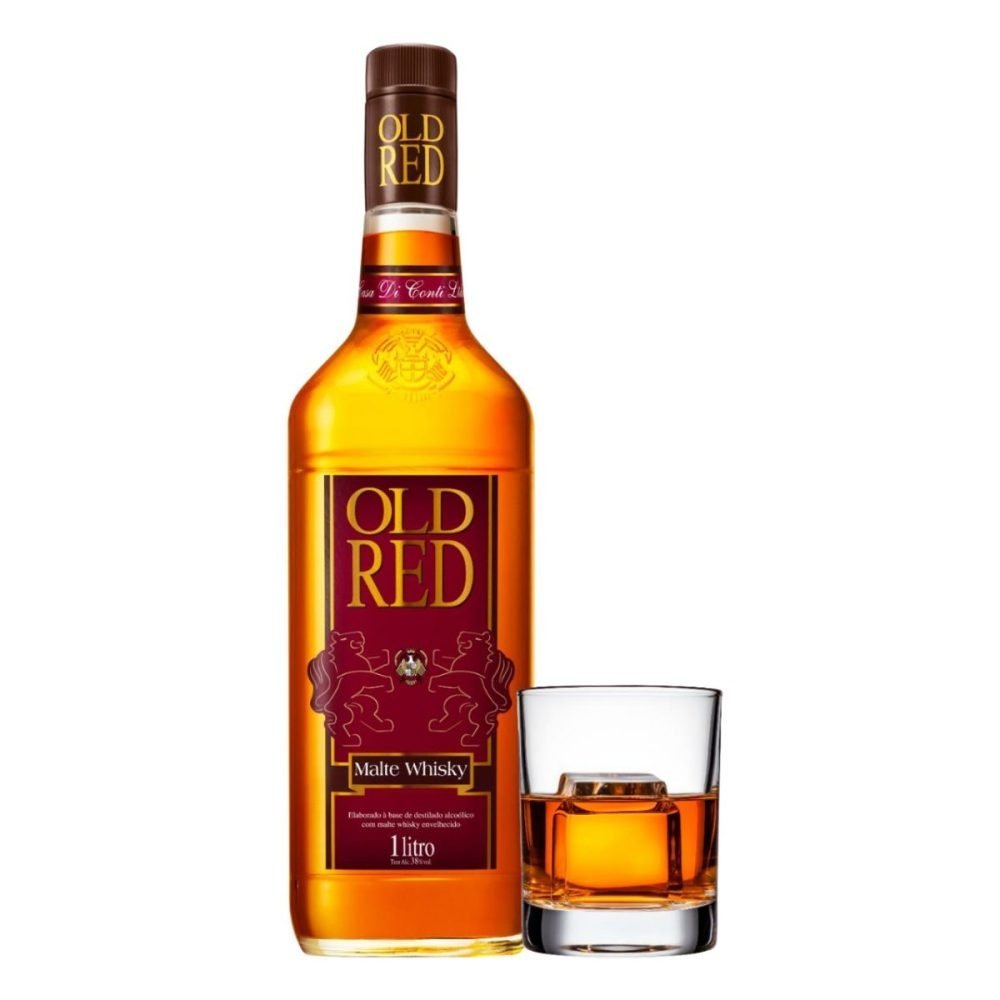 Whisky Old Red 1 lt. + Vaso