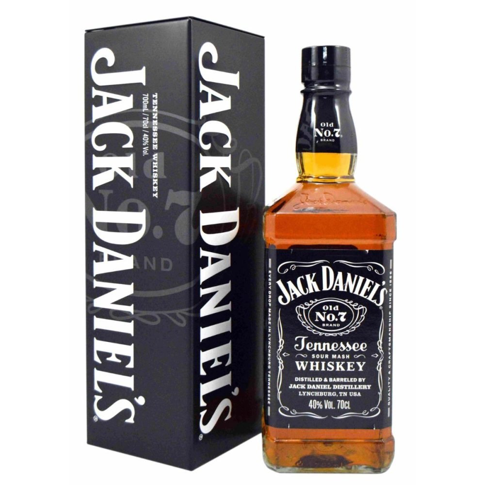 Whisky Jack Daniels Old N°7  1LTS  Estuche Metálico