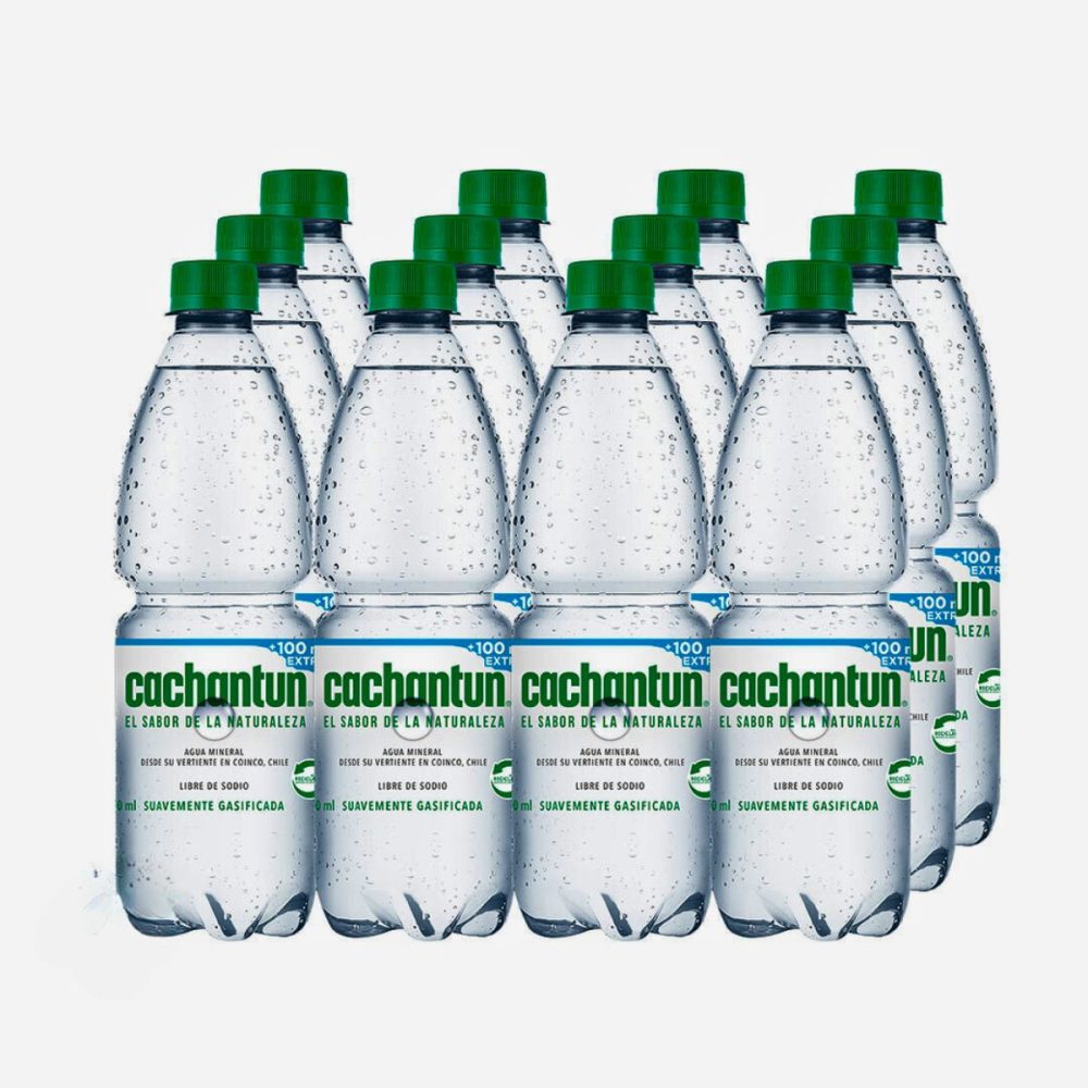 Cachantun 600ml - Suavemente Gasificada - Pack 12 Botellas