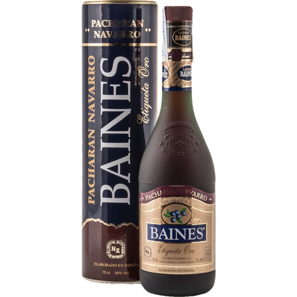 Pacharán navarro Baines Etiqueta Oro