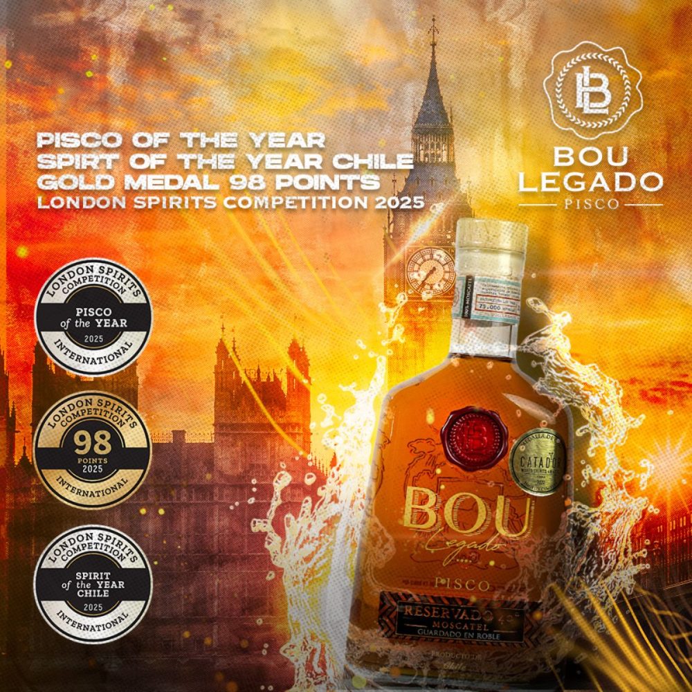 Pisco Bou Legado Reservado 40º Roble - Imagen 3